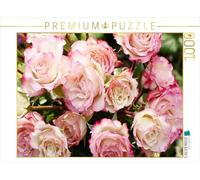 CALVENDO Puzzle Hübscher Rosenstrauß in zartem Rosa 1000 Teile Puzzle quer 1000 Pieces 64 x 48 cm from Gisela Kruse