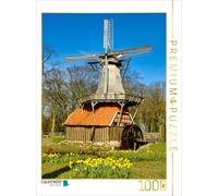 CALVENDO Puzzle Hüven wind and water mill | 1000 pieces, finished size 25.2 × 18