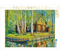 CALVENDO Puzzle Idyllic Spreewald house on the waterfront - traditional boat lan