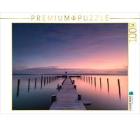 CALVENDO Puzzle Idyllic sunrise at lake Ammersee | 1000 pieces, finished size 25