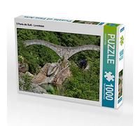 CALVENDO Puzzle Il Ponte Dei Salti - Lavertezzo 1000 Pieces 64 x 48 cm from PuraVida