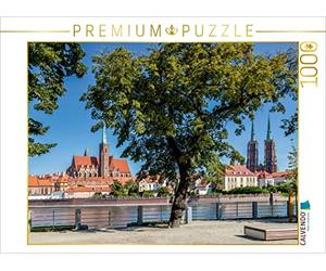 CALVENDO Puzzle Île de la cathédrale de Breslau avec l'église de la Sainte-Croix et la cathédrale de Wroclaw 1000 Pieces 64 x 48 cm from Melanie Viola