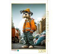 CALVENDO Puzzle I'm on my toes when it comes to your garbage | 1000 pieces, fini