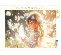 CALVENDO Puzzle Dansant dans Le Vent Un Secret Que Seuls Les Enfants entendent Le cœur | 1000 pièces Taille de la Pose 64 x 48 cm Puzzle Photo pour des Heures heureuses