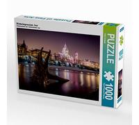 CALVENDO Puzzle Impression hivernale, Isar 1000 pièces Taille de la Ponte 64 x 48 cm Photo Puzzle Image par Felix Schwab