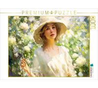 CALVENDO Puzzle In a blooming garden | 1000 pieces, finished size 25.2 × 18.9 in