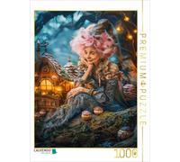 CALVENDO Puzzle In einem Land aus Glanz und Licht, im Feenlichterwald, wird das