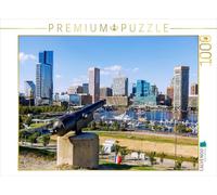CALVENDO Puzzle Inner Harbor avec Historic Ships et World Trade Center - Baltimore, Maryland | 1000 pièces Taille de la Pose 64 x 48 cm Puzzle Photo pour des Heures heureuses