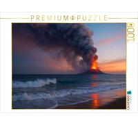 CALVENDO Puzzle Inselvulkan im Meer | 1000 Teile Lege-Größe 64 × 48 cm Foto-Puzz