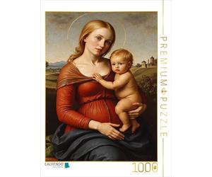 CALVENDO Puzzle inspiré de Raphaël et Madone avec Enfant (Environ 1508) | 1000 pièces Taille de la Pose 48 x 64 cm Puzzle Photo pour des Heures heureuses