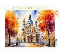 CALVENDO Puzzle Invalides Cathedral in the fall | 1000 pieces, finished size 25.