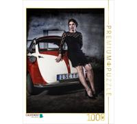 CALVENDO Puzzle Isetta Rouge-Blanc 1000 Pieces 48 x 64 cm from Claus Eckerlin