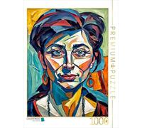 CALVENDO Puzzle Jabina dans Le Style d'Ernst Ludwig Kirchner | 1000 pièces Taille de la Pose 48 x 64 cm Puzzle Photo pour des Heures heureuses