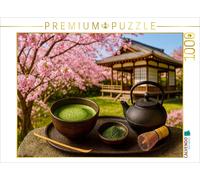 CALVENDO Puzzle Japan: Matcha and cherry blossom | 1000 pieces, finished size 25