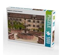 CALVENDO Puzzle Jardin abbatial du monastère de Bronnbach 1000 Pieces 64 x 48 cm from Peter Schickert