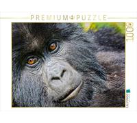 CALVENDO Puzzle Jeune Gorille de Montagne (Gorilla beringei beringei), Rwanda | 1000 pièces - Dimensions : 64 x 48 cm - Puzzle Photo pour des Heures de Bonheur