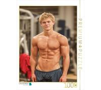 CALVENDO Puzzle Jeune Homme Sexy avec Pack de Six au Sport à la Salle de Sport | 1000 pièces de Taille 48 x 64 cm Puzzle Photo pour des Heures heureuses
