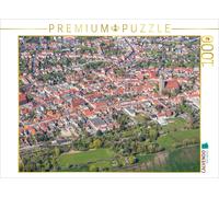 CALVENDO Puzzle Stadtzentrum Jüterbog (Luftbild) 1000 Teile Puzzle quer 1000 Pieces 64 x 48 cm from Mario Hagen