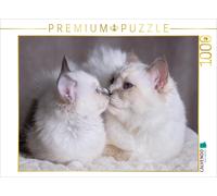 CALVENDO Puzzle Junice mit Mama - Blue Point | 1000 pieces, finished size 25.2 ×