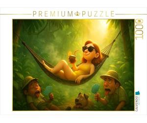 CALVENDO Puzzle Juste Le Bon Lieu de Vacances - Beau détendu Chaud | 1000 pièces de Taille de Ponte 64 x 48 cm Puzzle Photo pour des Heures heureuses