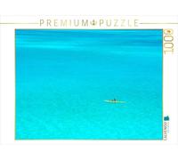 CALVENDO Puzzle Kanu in der Lagune Von Bora Bora 1000 Teile Puzzle quer 1000 Pieces 64 x 48 cm from iPics Photography