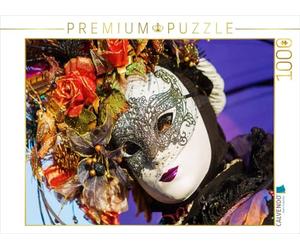 CALVENDO Puzzle Karneval in Venedig 1000 Teile Puzzle quer 1000 Pieces 64 x 48 cm from Christian Müller