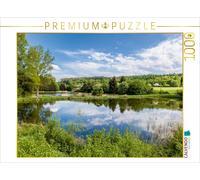 CALVENDO Puzzle Karpfenteich 1000 Teile Puzzle quer | 1000 Teile Lege-Größe 64x4