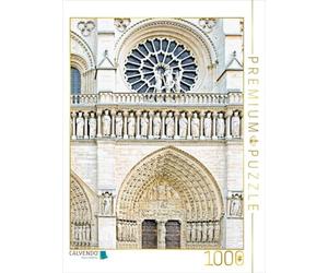 CALVENDO Puzzle Kathedrale Notre-Dame 1000 Teile Puzzle Hoch 1000 Pieces 48 x 64 cm from Nina Schwarze