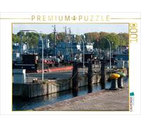CALVENDO Puzzle Kiel Naval Base in the evening light | 1000 pieces, finished siz