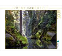 CALVENDO Puzzle Kirnitzschtal im Elbsandsteingebirge 1000 Teile Puzzle quer 1000 Pieces 64 x 48 cm from Veronika Rix