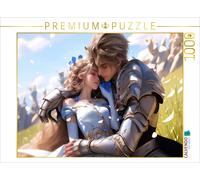 CALVENDO Puzzle Knight and Princess - Manga Style | 1000 pieces, finished size 2
