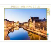 CALVENDO Puzzle Korenlei et Graslei dans la Vieille Ville de Gand 1000 Pieces 64 x 48 cm from Werner Dieterich