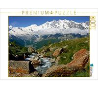 CALVENDO Puzzle Kreuzboden avec Le Groupe Mischabel 1000 Pieces 64 x 48 cm from Günter Franz Müller Fotografie