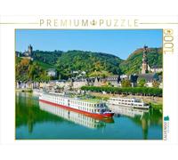 CALVENDO Puzzle Kreuzfahrtschiffe Auf der Mosel 1000 Teile Puzzle quer 1000 Pieces 64 x 48 cm from Nina Schwarze