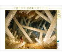 CALVENDO Puzzle Mondes en Cristal dans Une Grotte de Pierres | 1000 pièces 64 x 48 cm Puzzle Photo pour des Heures heureuses
