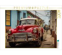 CALVENDO Puzzle Kuba Nostalgie: Oldtimer in Trinidad | 1000 Teile Lege-Größe 64x