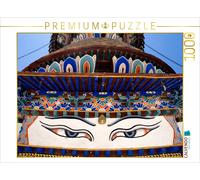 CALVENDO Puzzle Kumbum Chörten: Alles sehende Augen Buddhas | 1000 Teile Lege-Gr