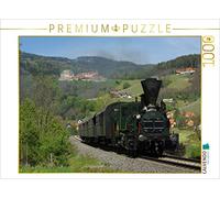 CALVENDO Puzzle La Locomotive à Vapeur 671 sur la Leibenfelder Höhe à Deutschlandsberg. 1000 Pieces 64 x 48 cm from HP