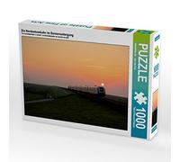 CALVENDO Puzzle La Nordostseebahn au Coucher du Soleil 1000 Pieces 64 x 48 cm from Jan Van DYK