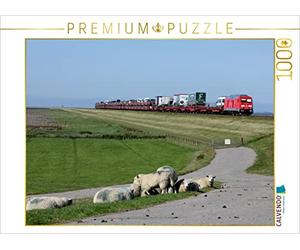 CALVENDO Puzzle La Nouvelle Classe 245 sur Le Barrage de Hindenburg 1000 Pieces 64 x 48 cm from Jan Van DYK