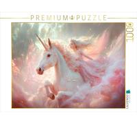 CALVENDO Puzzle La Princesse et sa Licorne Volante | 1000 pièces de Taille de la Pose 64 x 48 cm Puzzle Photo pour des Heures heureuses