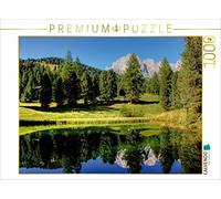 CALVENDO Puzzle Lac de Montagne à l'Alm Cisles avec Les Sommets Geisler - Accessible Depuis Selva ou S. Cristina 1000 Pieces 64 x 48 cm from uwe vahle