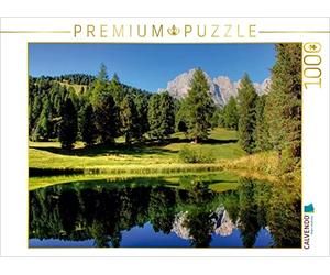 CALVENDO Puzzle Lac de Montagne à l'Alm Cisles avec Les Sommets Geisler - Accessible Depuis Selva ou S. Cristina 1000 Pieces 64 x 48 cm from uwe vahle