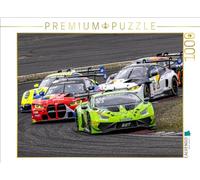 CALVENDO Puzzle Lamborghini Huracán G Evo2, BMW M4 GT3, Porsche 911 GT3 R | 1000 pièces de Taille de la Pose 64 x 48 cm Puzzle Photo pour des Heures heureuses