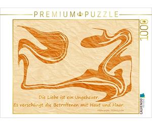 CALVENDO Puzzle l'amour est Un Monstre 1000 Pieces 64 x 48 cm from Heike Hultsch