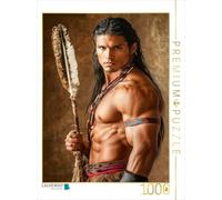 CALVENDO Puzzle l'appel du Guerrier Sauvage | 1000 pièces 48 x 64 cm Puzzle Photo pour des Heures heureuses