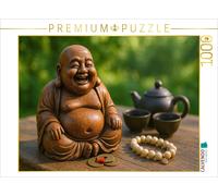 CALVENDO Puzzle Laughing Buddha - joy, serenity and inner abundance | 1000 piece