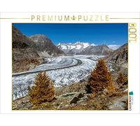 CALVENDO Puzzle L'automne au Glacier d'Aletsch en Suisse 1000 Pieces 64 x 48 cm from Sandra Schänzer