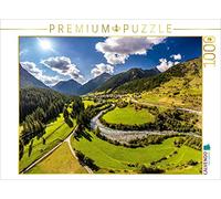 CALVENDO Puzzle Lavin am Inn en Basse-Engadine 1000 Pieces 64 x 48 cm from Gerd-Uwe Neukamp