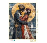 CALVENDO Puzzle Le Baiser KI | 1000 pièces Taille de la pose 48 x 64 cm Puzzle Photo Puzzle pour des Heures de Bonheur